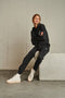 Soft Hoodie Vintage Organic Cotton | Old black