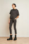 Pants Kaya Short Technical Jersey | Black Melange