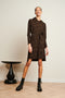 Dress Veronica/L Technical Jersey | Black Green