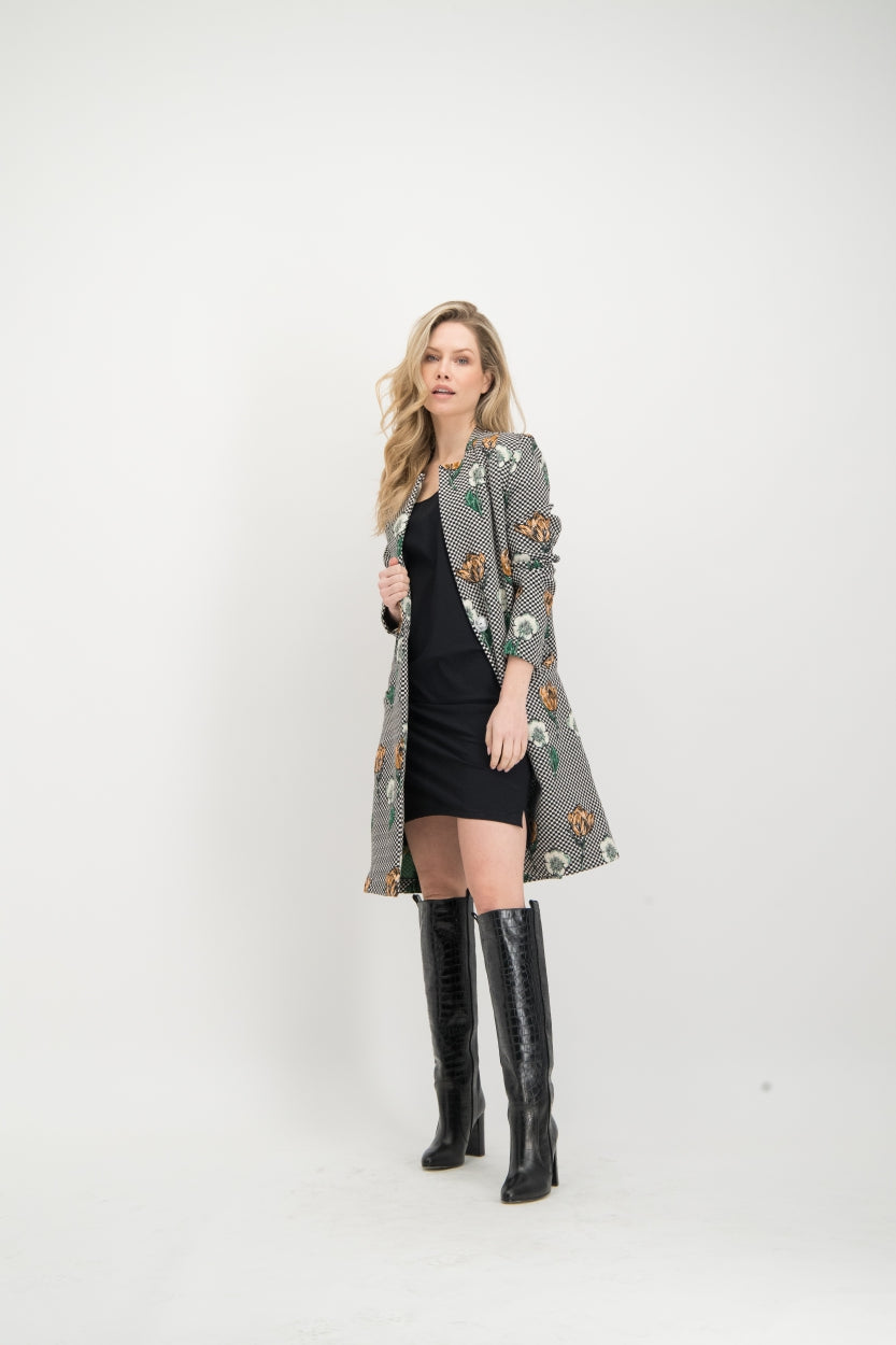 Coat Nova | Black/White