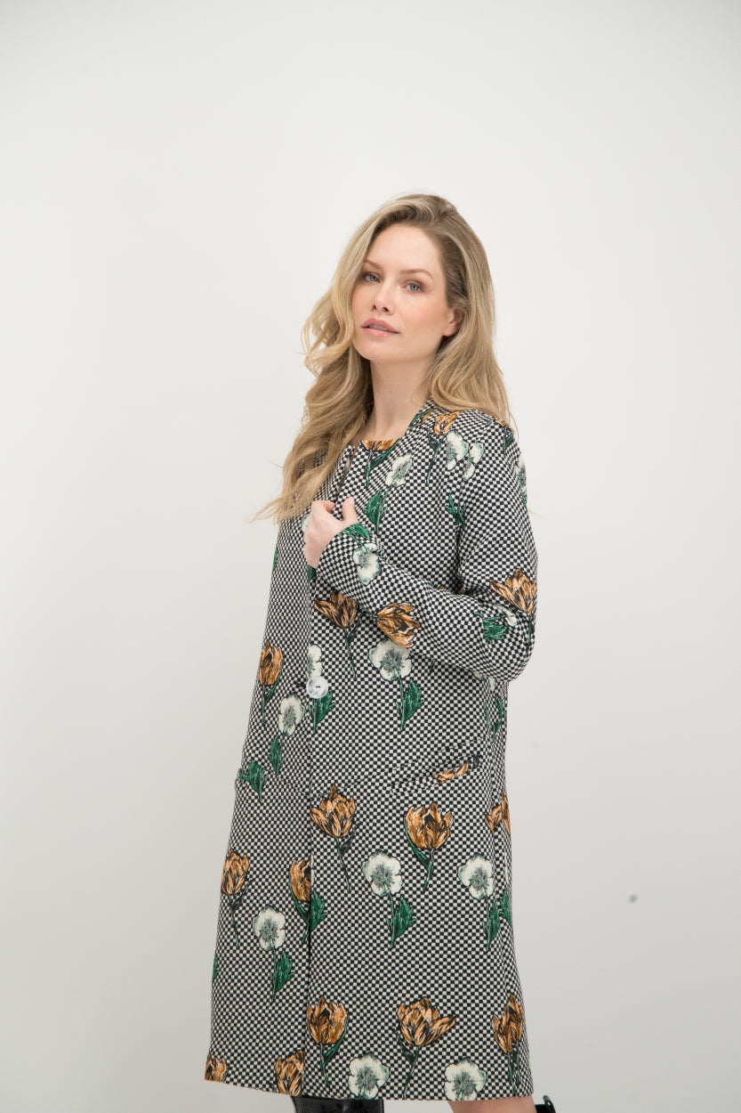 Coat Nova | Black/White