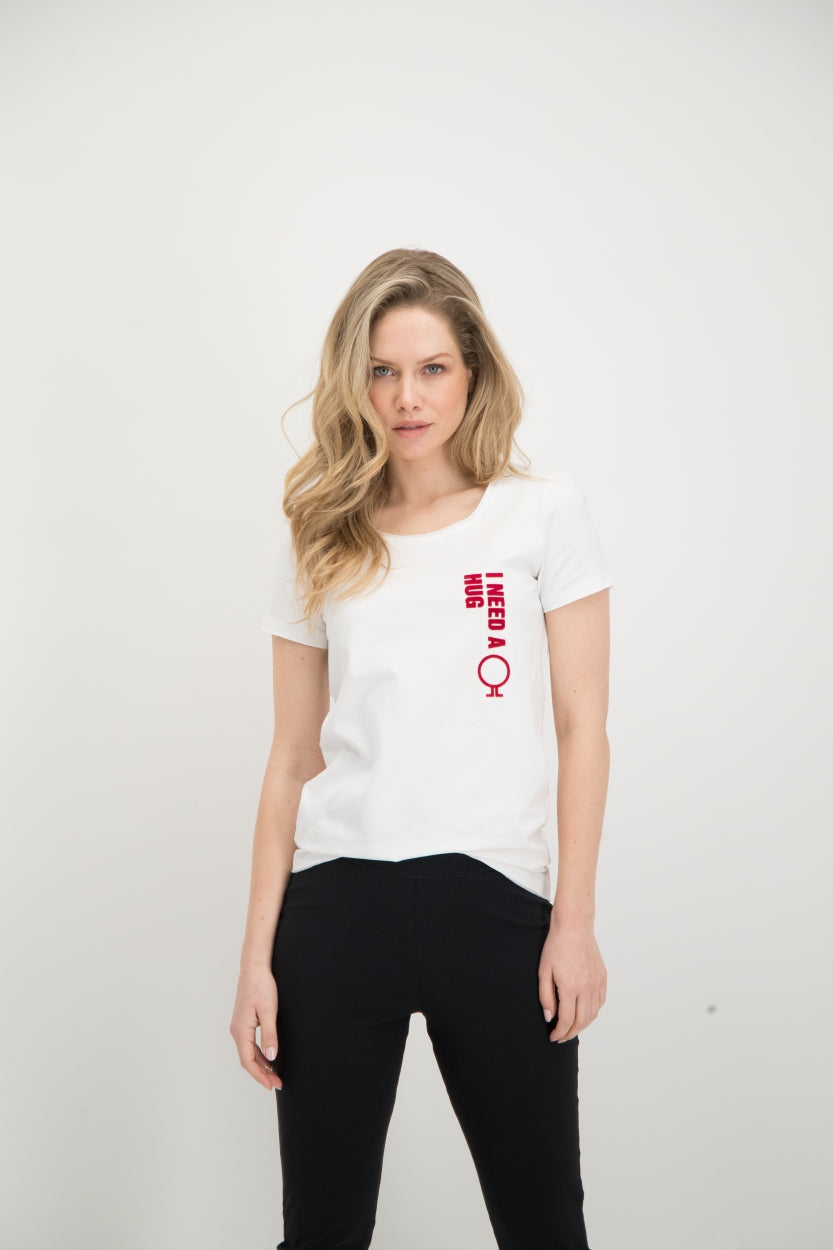 T shirt | White