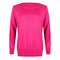 Stephanie Boat Neck Sweater Serena Sweater | Fuxia
