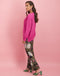 Stephanie Boat Neck Sweater Serena Sweater | Fuxia