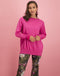 Stephanie Boat Neck Sweater Serena Sweater | Fuxia
