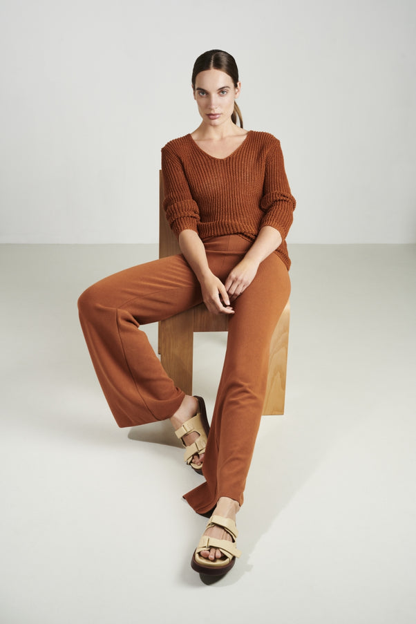 Pullover Canna | Cognac