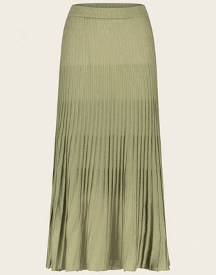 Ricki Plisse Skirt | Green