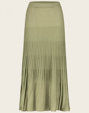 Ricki Plisse Skirt | Green