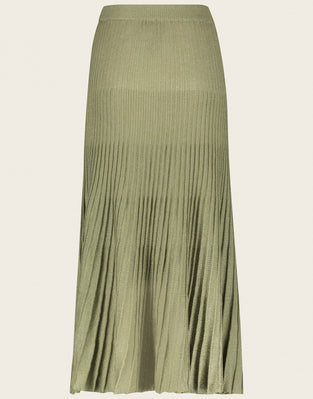 Ricki Plisse Skirt | Green