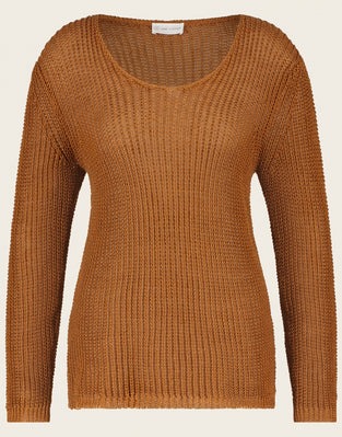 Pullover Canna | Cognac