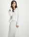 Elyse Perforated Sweater | Off White