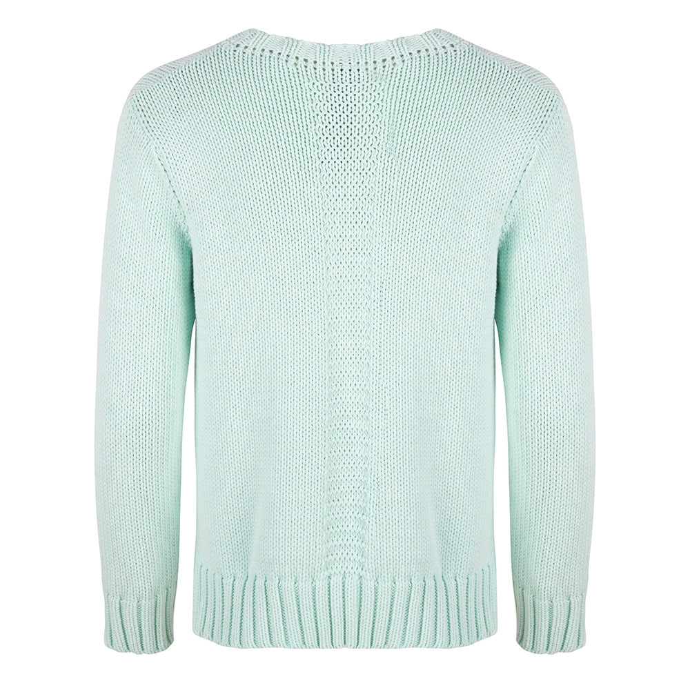 Claire Crew Neck Pullover | Aloe