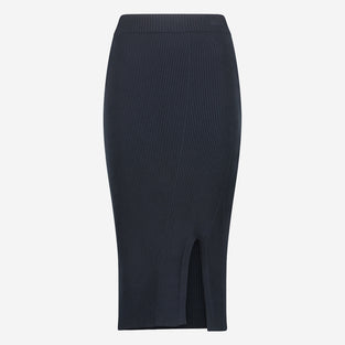 Rib Skirt | Blue