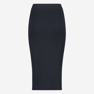 Rib Skirt | Blue