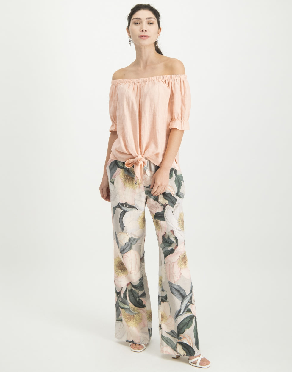 Nicole Knotted Top | Rose