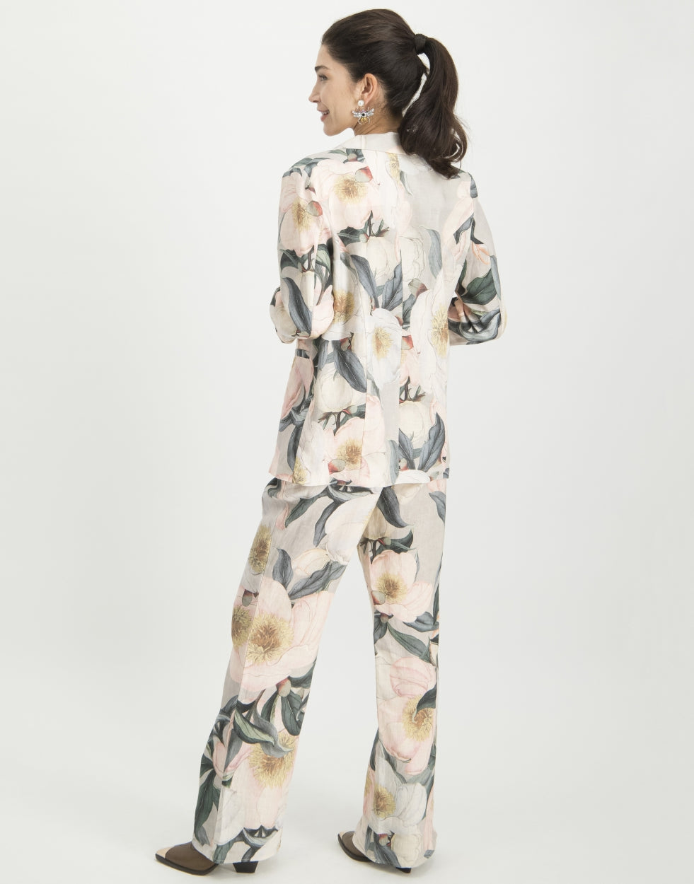 Celeste Open Blazer Peony | Rose