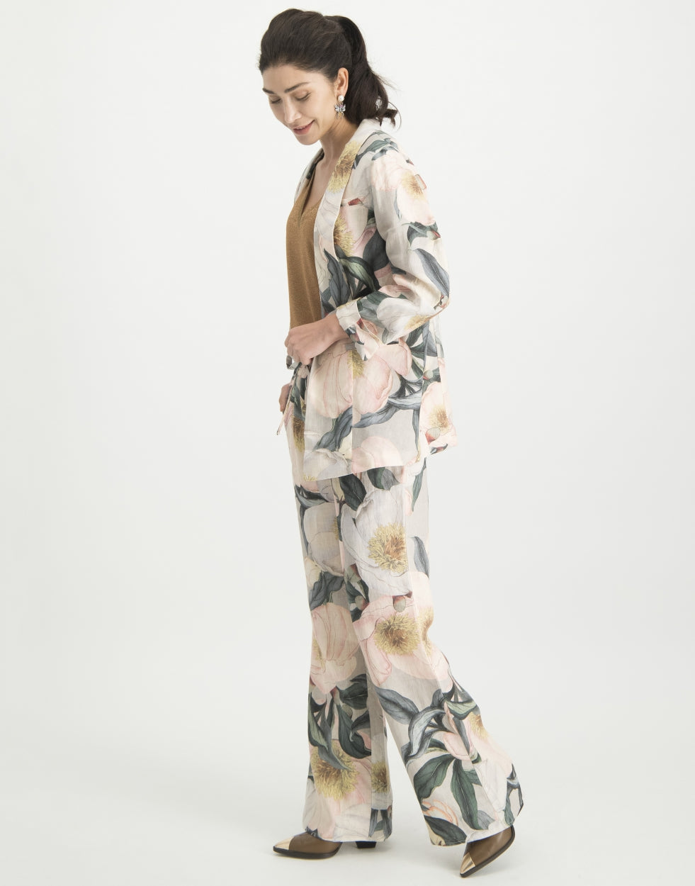 Celeste Open Blazer Peony | Rose