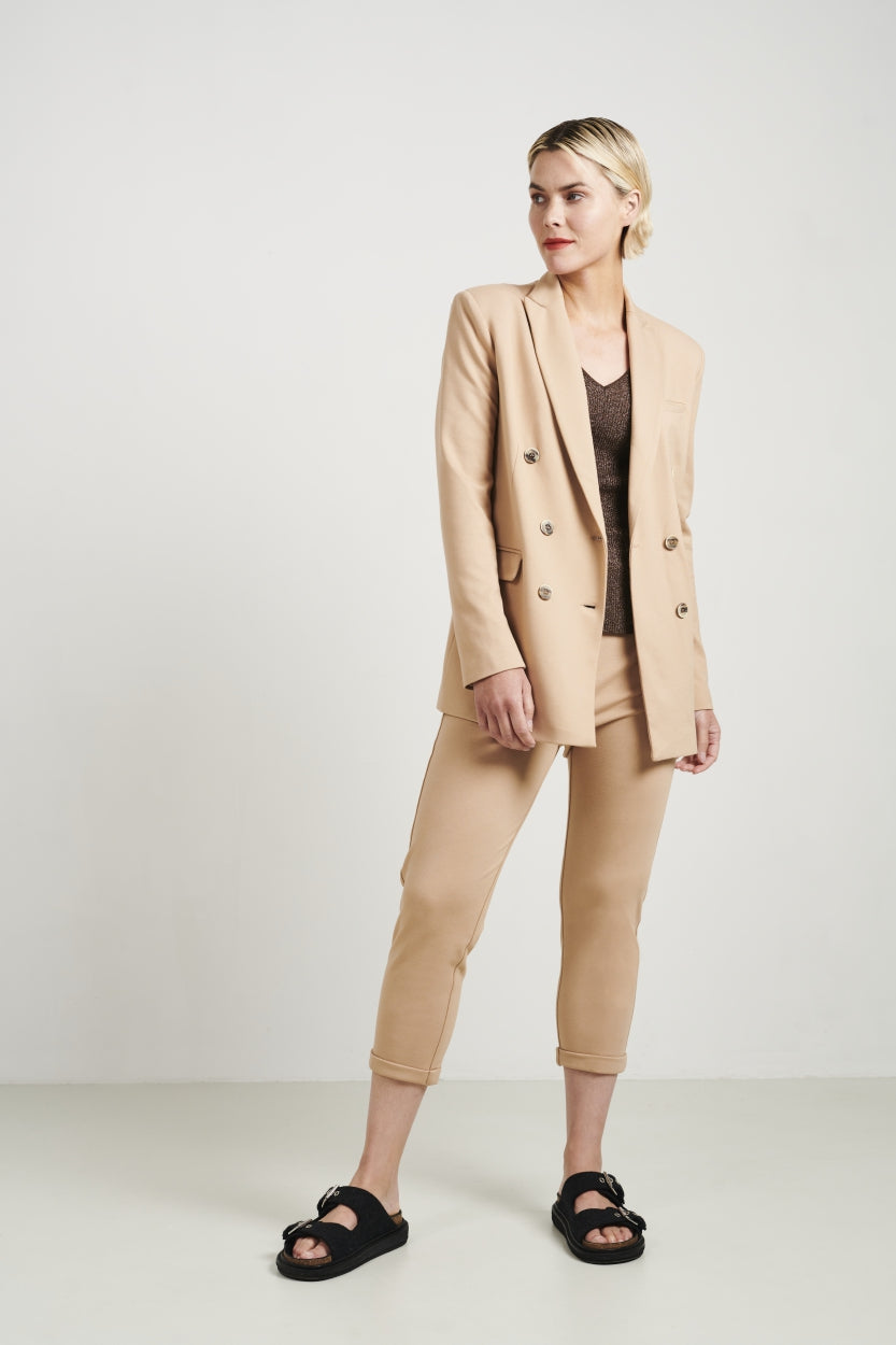 Over Size Blazer Sydney Eco Viscose | Beige