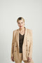 Over Size Blazer Sydney Eco Viscose | Beige