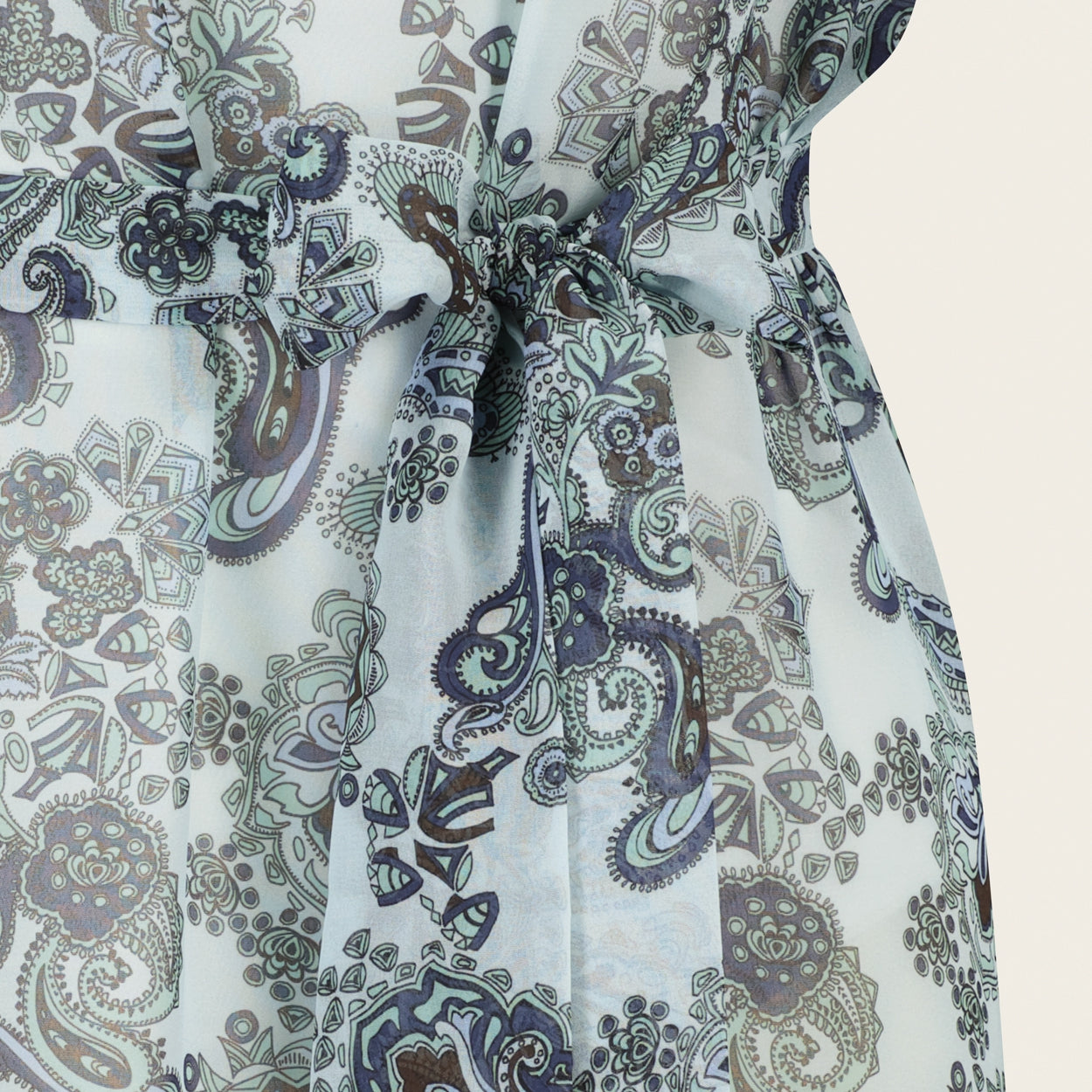 Dress Anna Short/3 Eco Viscose | Multi Blue