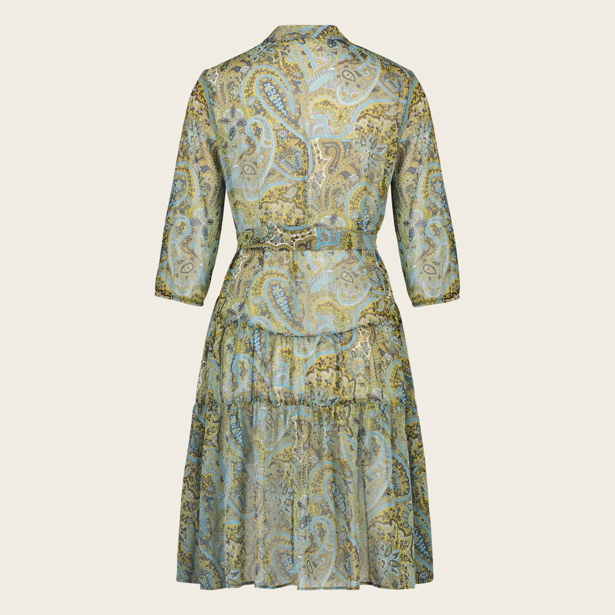 Dress Anna Short/2 Eco Viscose | Multi Green