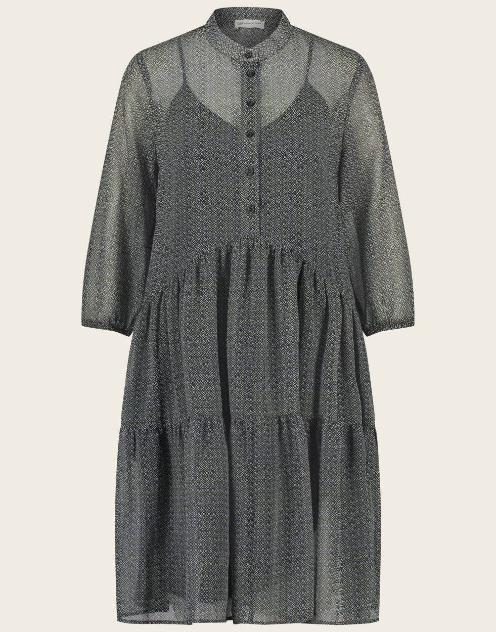 Dress Alma Short Eco Viscose | Multi Green