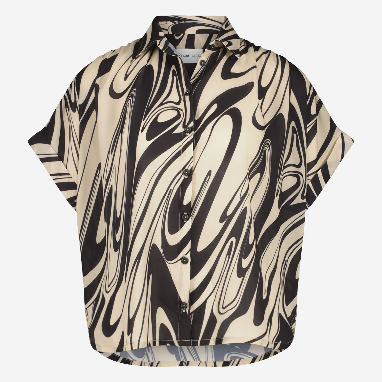 Romy Blouse | Black Beige