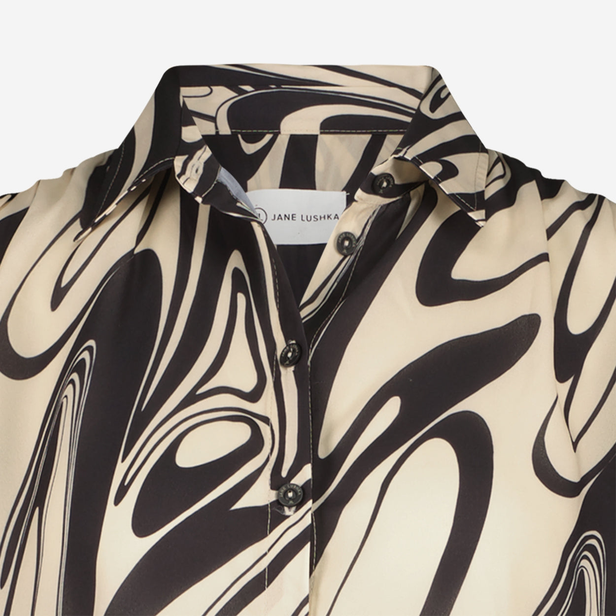 Romy Blouse | Black Beige
