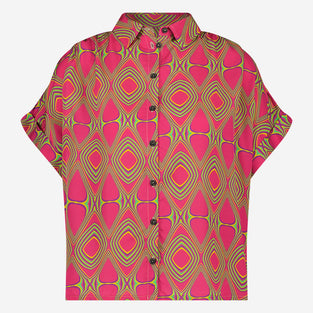 Romy Blouse | Fuxia
