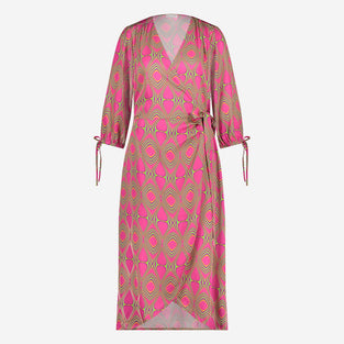 Colinda Dress Eco Viscose | Fuxia