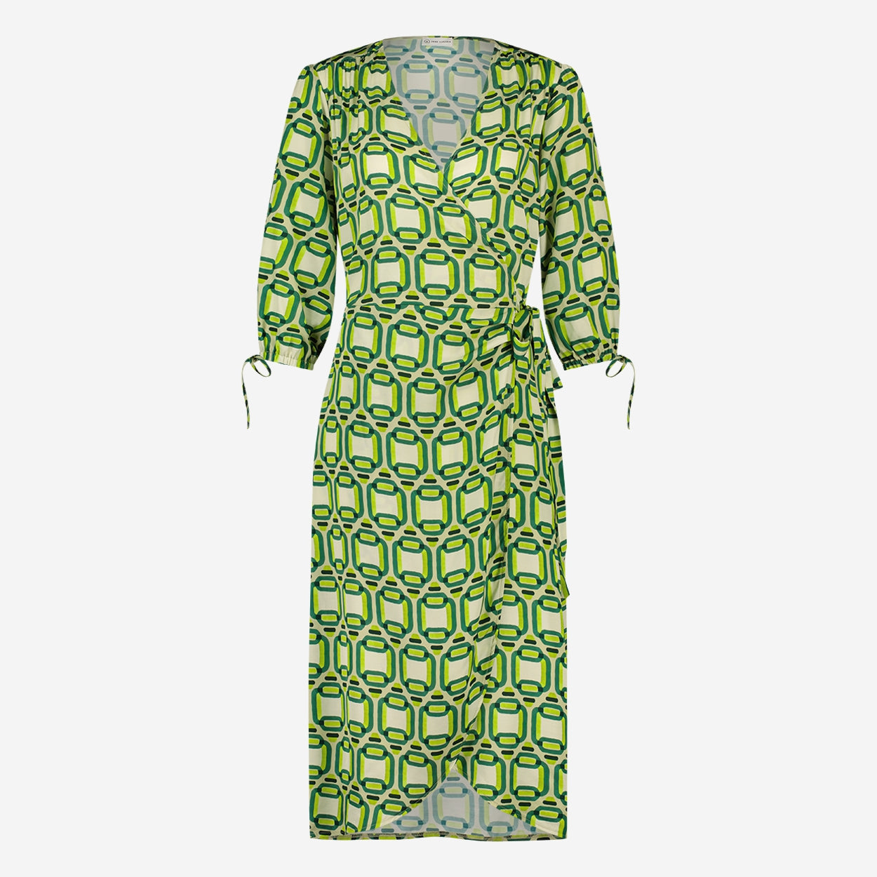 Colinda Dress Eco Viscose | Green Lime