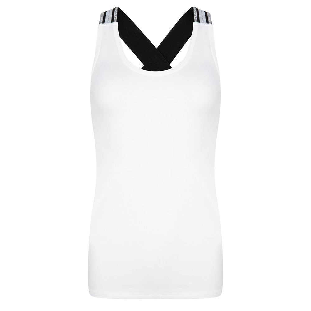 Jill Crossed Top | White