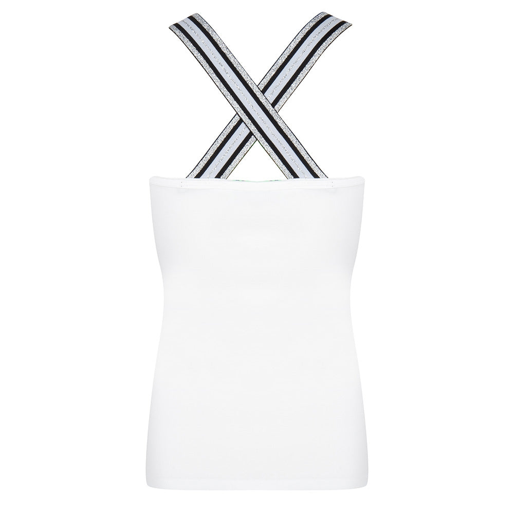 Jill Crossed Top | White