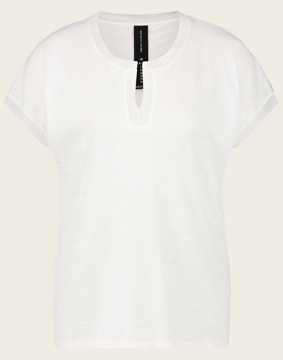 T shirt linen | Off White