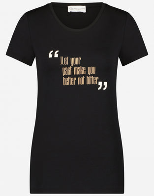 T-Shirt Past Organic Cotton | Black