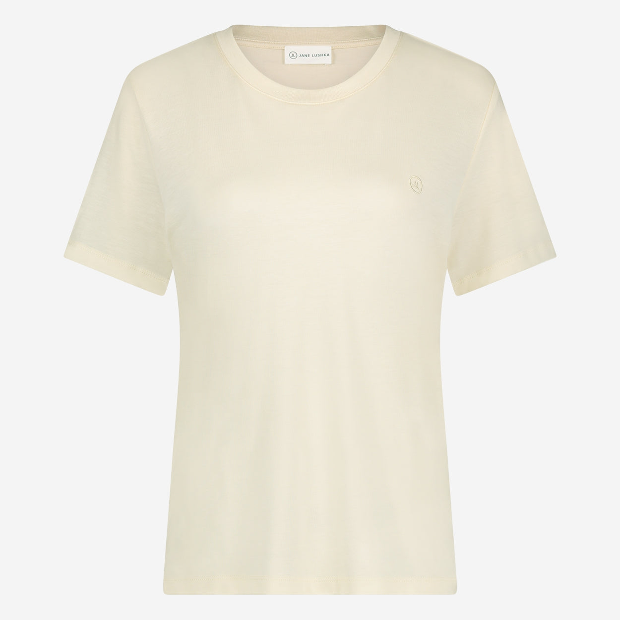 T-Shirt Logo Organic Cotton | Gardenia