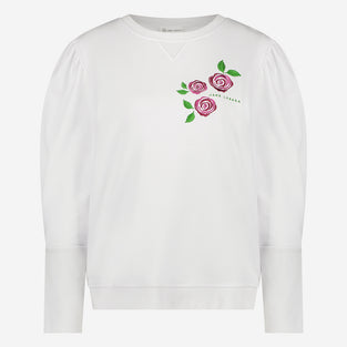 Sweatshirt Buffi Organic Cotton | White