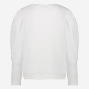 Sweatshirt Buffi Organic Cotton | White