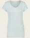 T shirt V Neck easy wear/1 Organic Cotton | Aqua