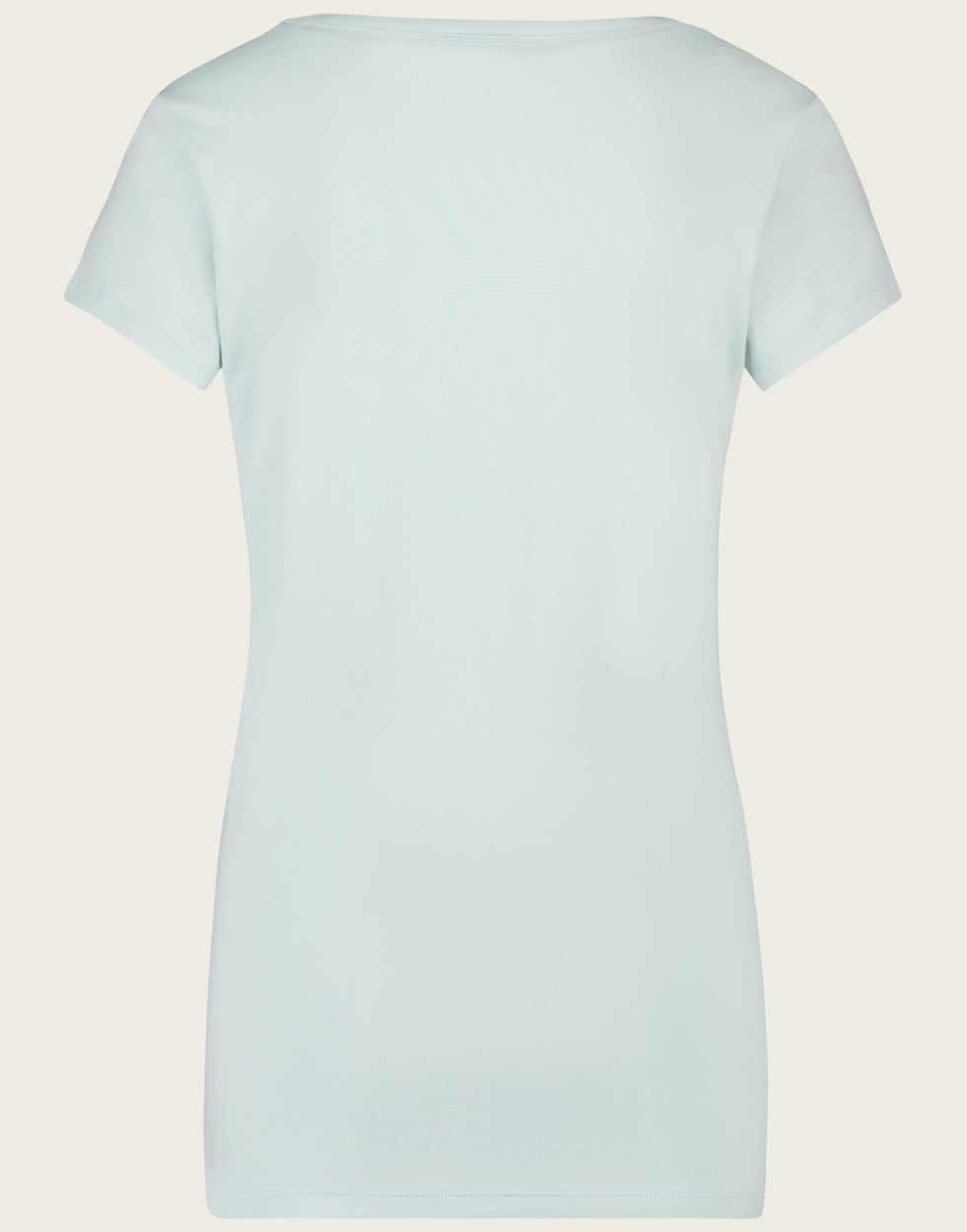 T shirt V Neck easy wear/1 Organic Cotton | Aqua
