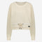 Soft Hoodie Fly Organic Cotton | Ecru