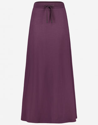 Skirt Long Organic Cotton | Deep Purple