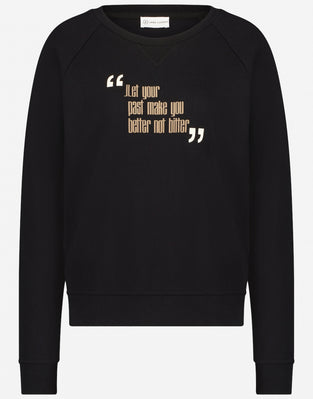 Soft Sweater Past Organic Cotton | Black