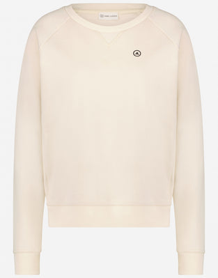Soft Sweater Logo Organic Cotton | Ecru