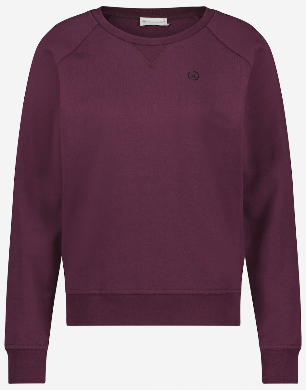 Soft Sweater Logo Organic Cotton | Deep Purple