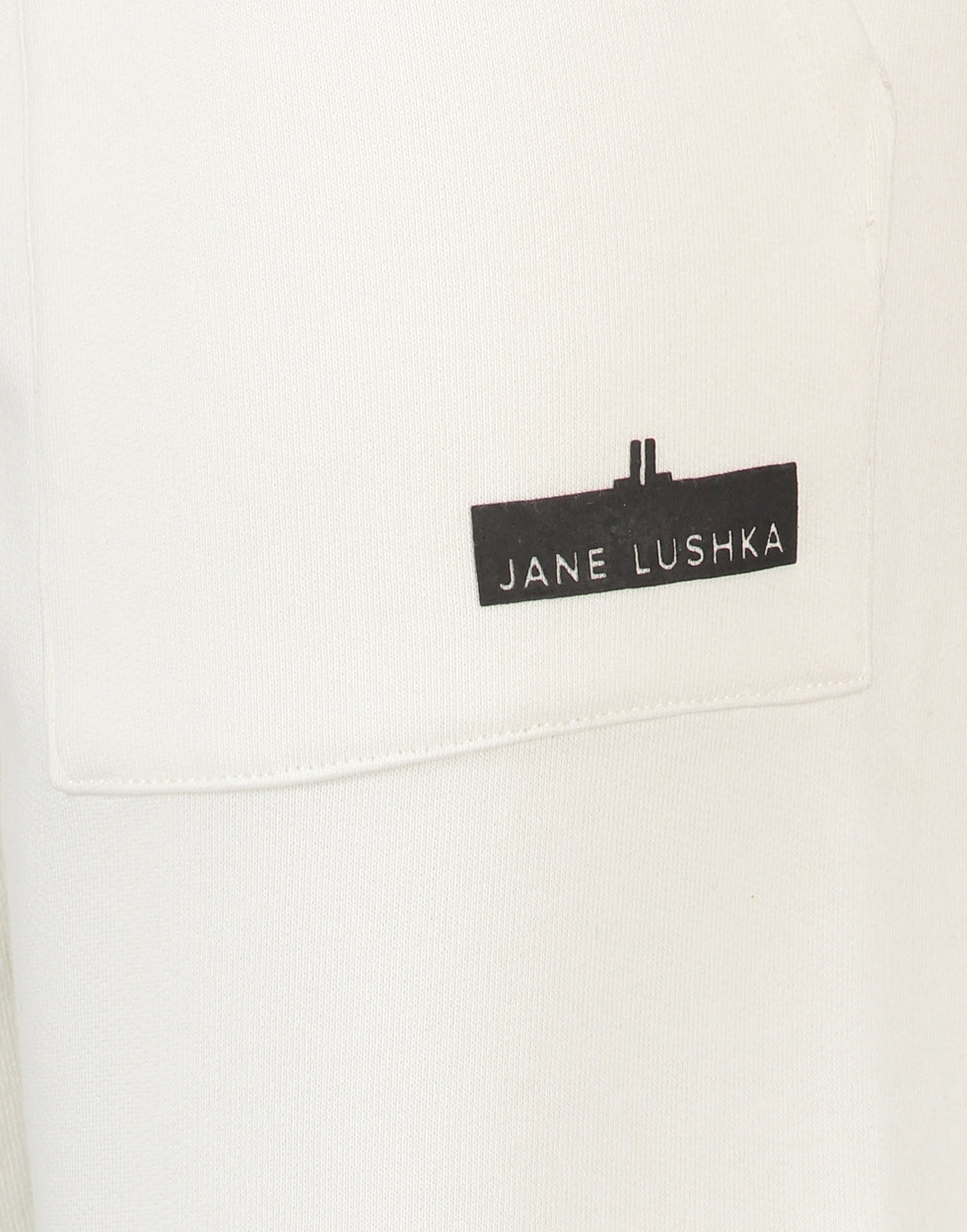 Jogger Logo Organic Cotton | Off White