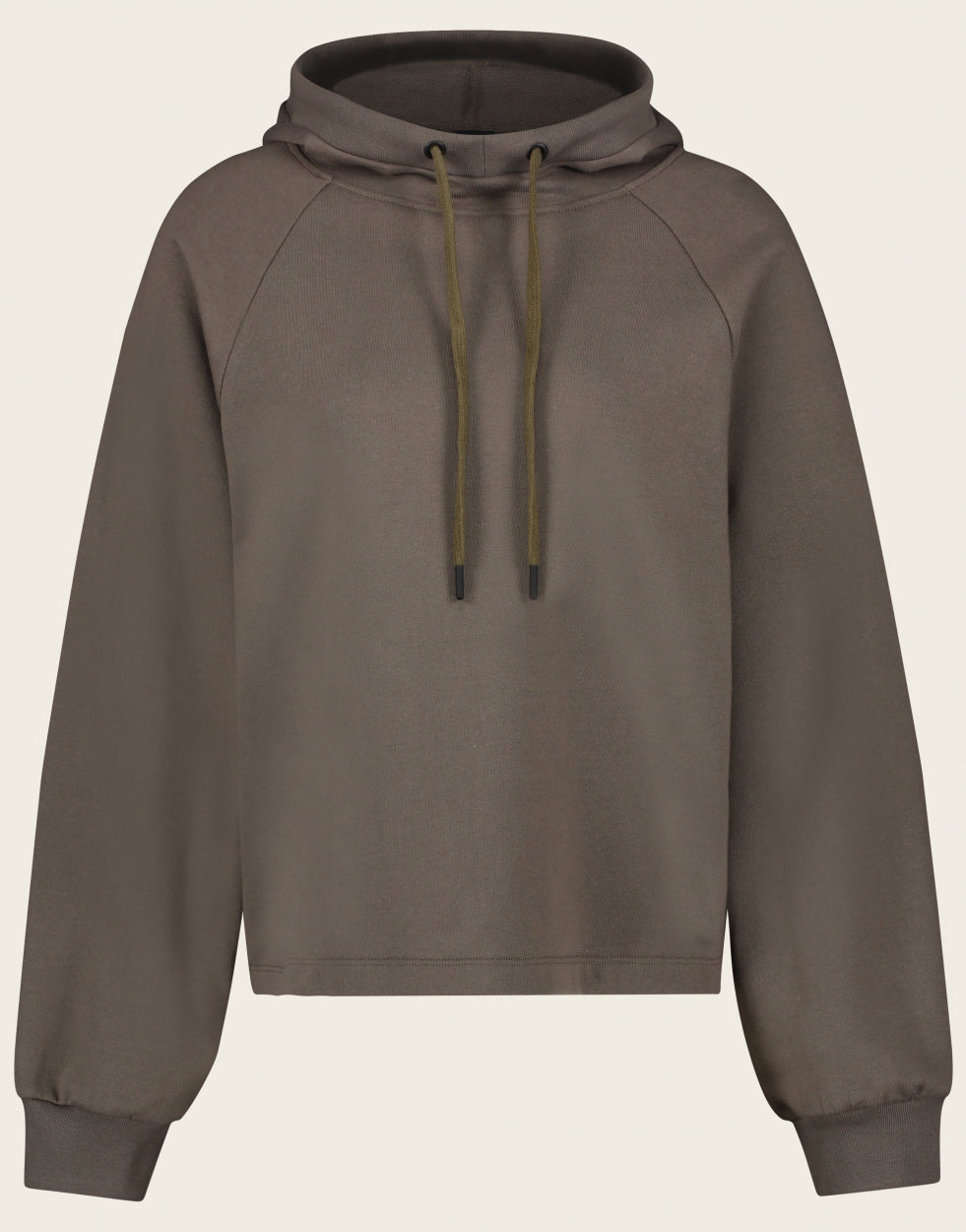 Hoodie Logo Vintage Organic Cotton | Old green
