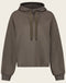 Hoodie Logo Vintage Organic Cotton | Old green