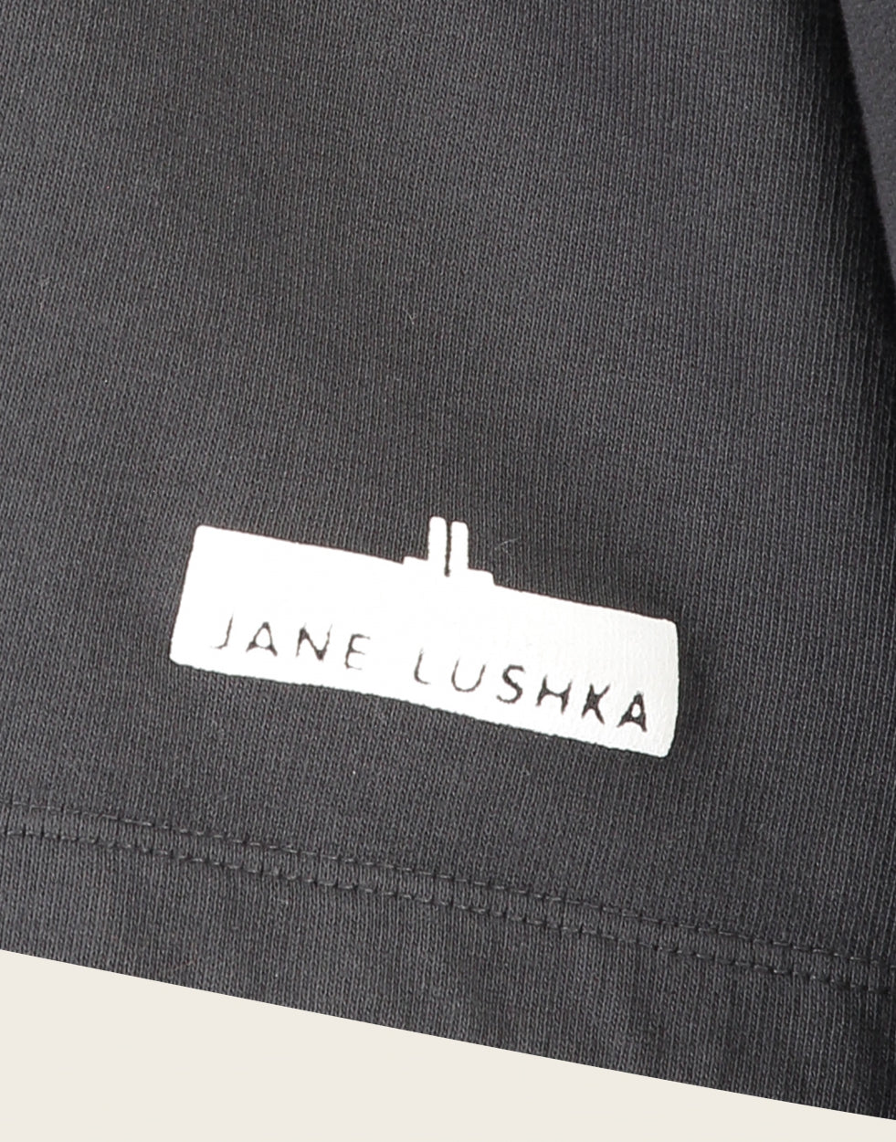 Hoodie Logo Vintage Organic Cotton | Old black