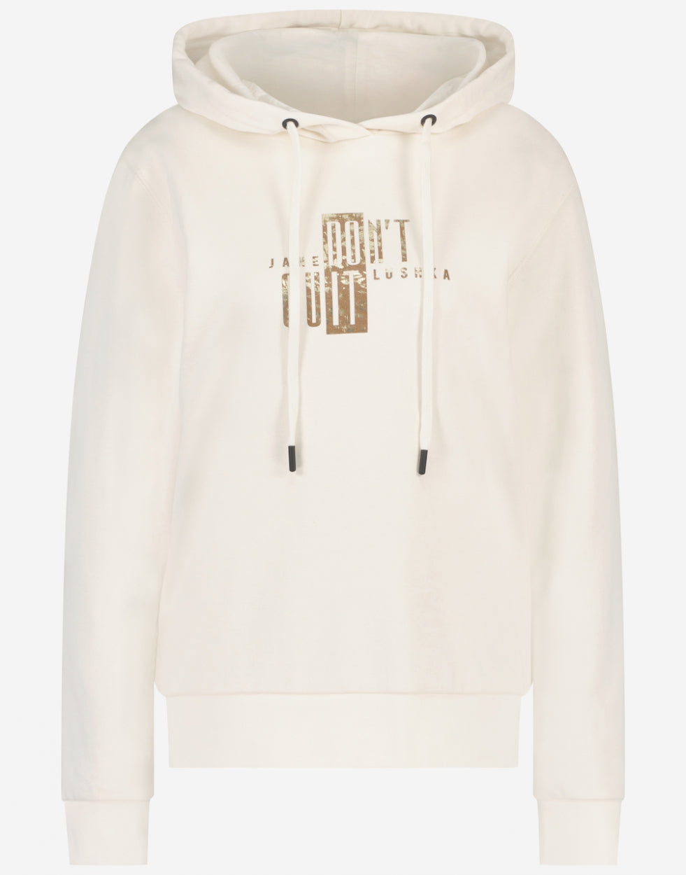 Hoodie Sweat Dont Quit Organic Cotton | Ecru